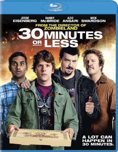 30 Minutes Or Less Eisenberg Mcbride Ansari Blu Ray Aws R 