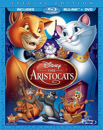 Aristocats Disney Blu Ray DVD G 