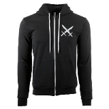 Ritual S Shard Skull Zip Up Hoodie 