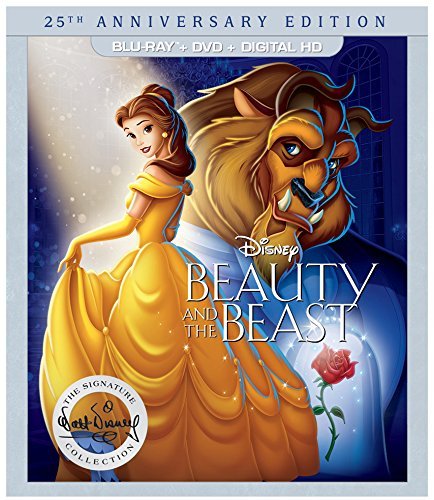 Beauty & The Beast Disney Blu Ray DVD G Signature Edition 