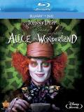 Alice In Wonderland (2010) Depp Wasikowska Carter Hathawa Blu Ray DVD Pg 